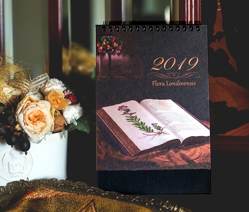 2019ロンドンの花の机のカレンダー - カレンダー - 紙 