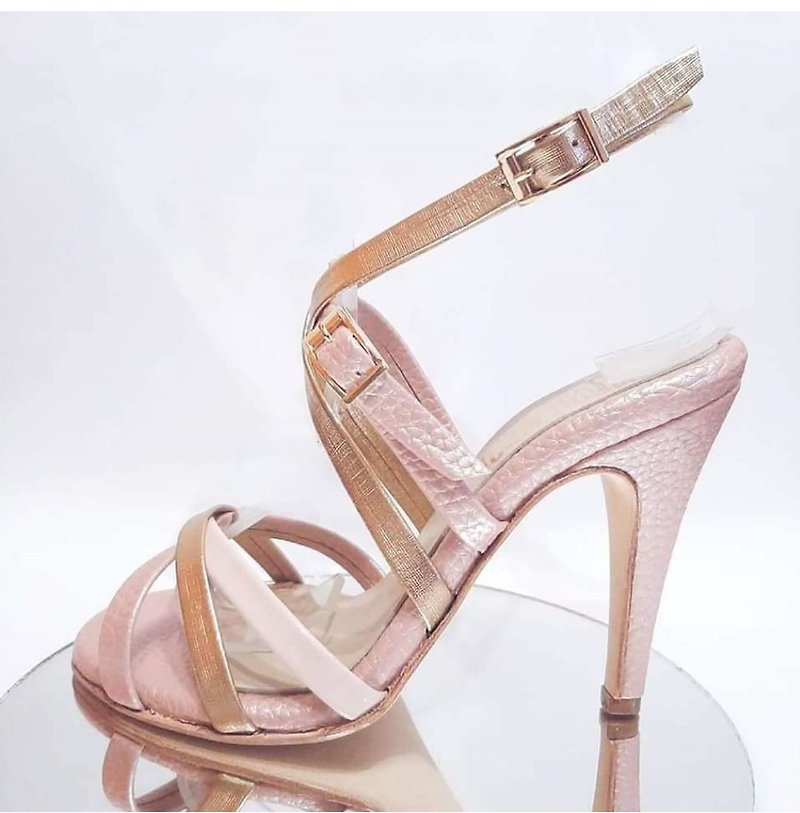 Athena Rosada Sandle - High Heels - Genuine Leather Pink
