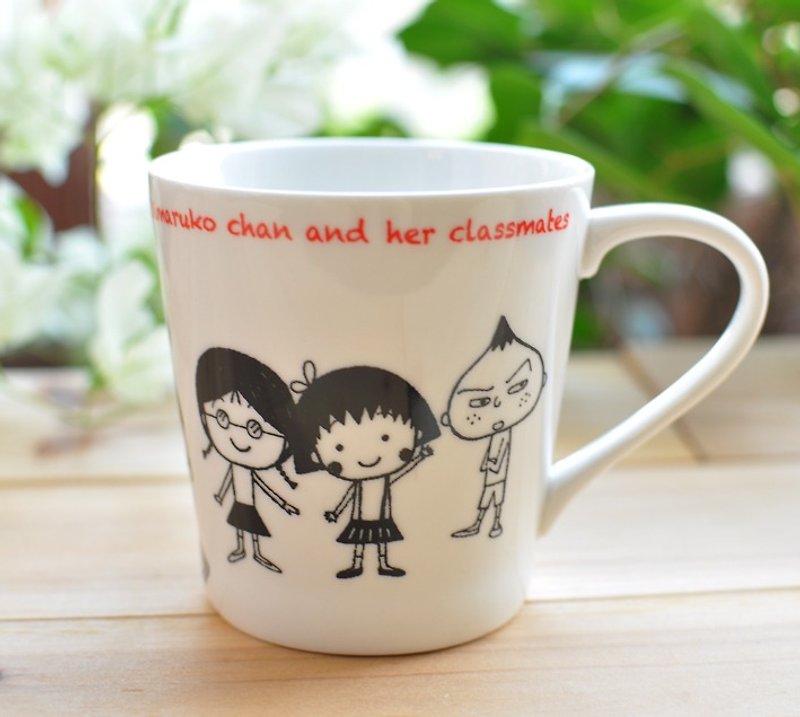 【Kato Shinji】 cherry small pill series ★ classmates section - black and white mugs - Mugs - Porcelain Black