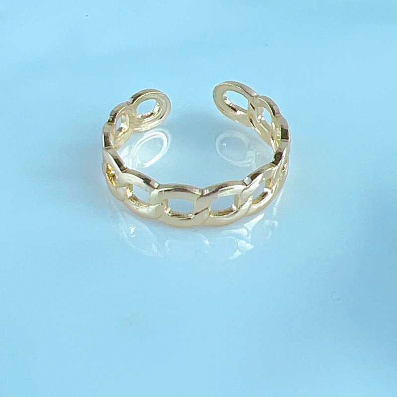 14K knot shape ring (ring size adjustable) (spot) - General Rings - Other Metals Gold