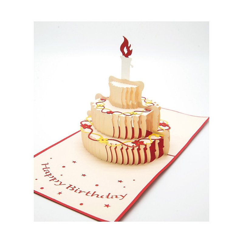 Happy Birthday Cake Greeting Card - Cards & Postcards - Paper 