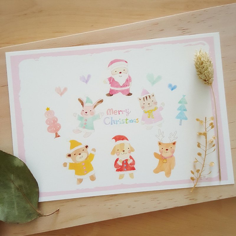 6クリスマスプリンセス〜ポストカード - カード・はがき - 紙 