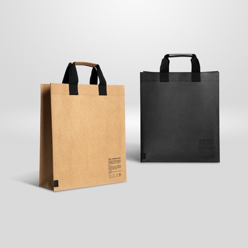 Folio : Jour Washable paper tote bag size L กระเป๋าโท้ท-12415 - อื่นๆ - กระดาษ 