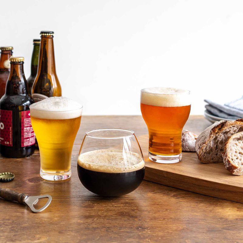 3-piece craft beer glass set - แก้ว - แก้ว สีใส