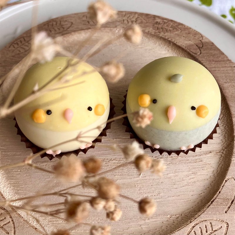 Xuanfeng Wowo ギフトボックス - ハニーレモンヨーグルトムース - ケーキ・デザート - その他の素材 イエロー