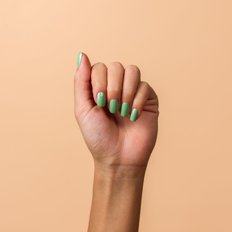 【春季色】Kia Charlotta 綠色無毒純素指甲油 | 15-Free - 指甲油/指甲貼 - 其他材質 綠色