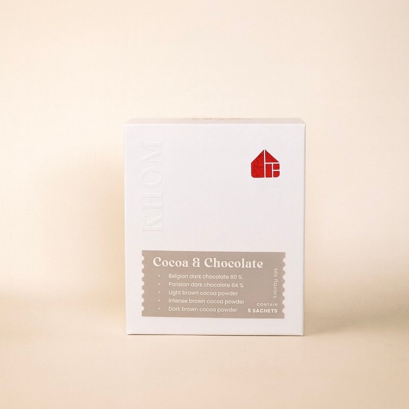 Cocoa & Chocolate (mix flavors) boxset 5 sachets - 巧克力 - 新鮮食材 黑色