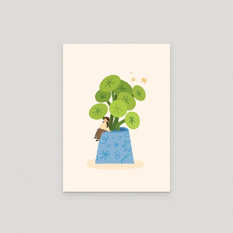 Lucky Planter (Art Print) - 卡片/明信片 - 紙 綠色