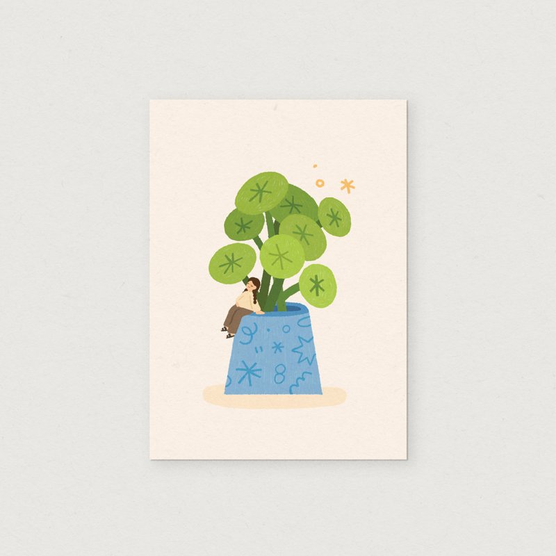 Lucky Planter (Art Print) - 卡片/明信片 - 紙 綠色