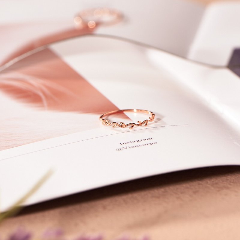 Precious Metals General Rings - Vine 14K ring
