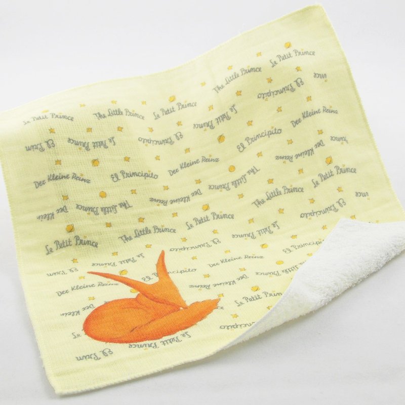 The Little Prince Classic authorization: [Fox] - Soft Cotton Handkerchief (280g) - ผ้าขนหนู - ผ้าฝ้าย/ผ้าลินิน สีส้ม