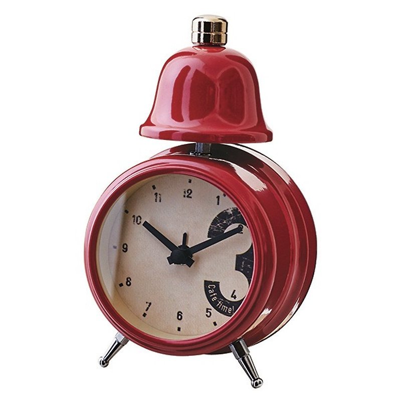 Belluno- number 3 Alarm (red) - นาฬิกา - โลหะ สีแดง