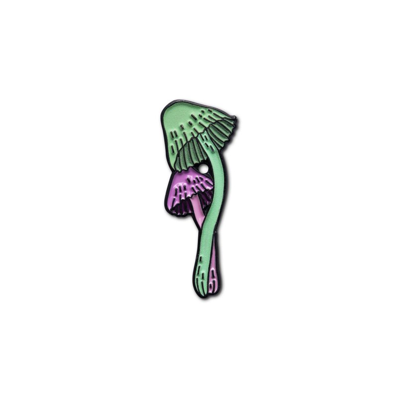 Enamel Pin Magic Mushroom - 徽章/別針 - 琺瑯 紫色