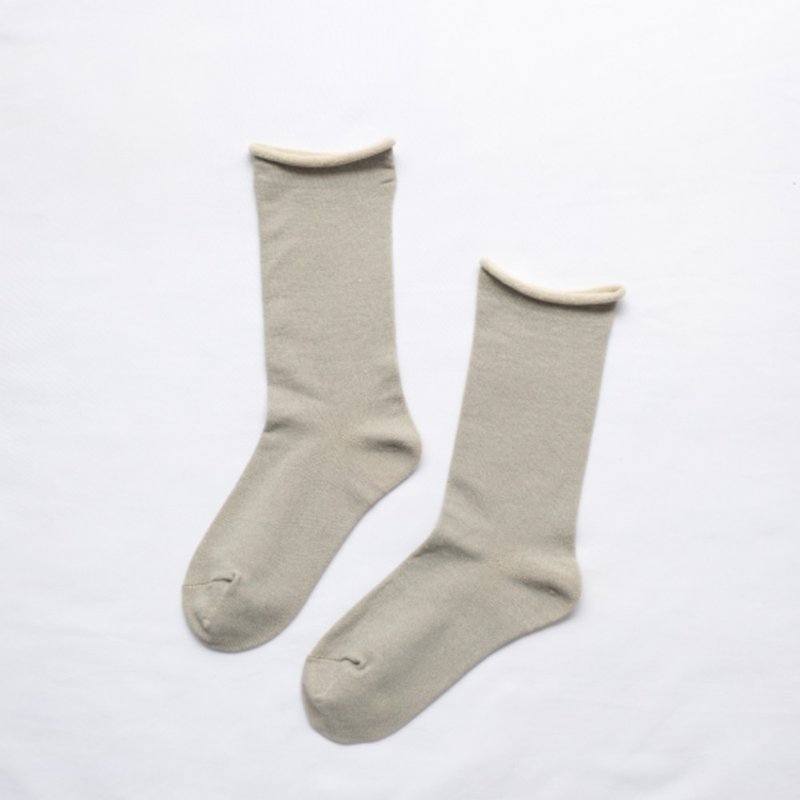 Peru cotton relax socks - Women's Underwear - Eco-Friendly Materials Gray