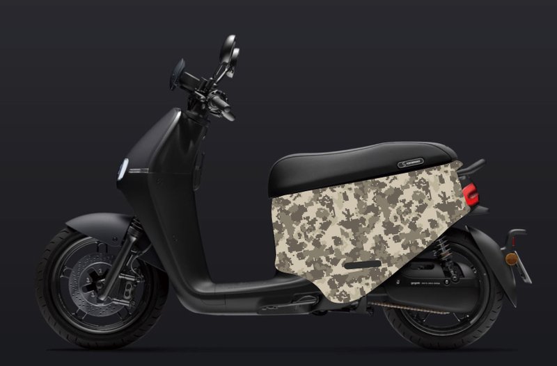 BLR gogoro anti-scratch car cover iD113 desert camouflage - อื่นๆ - เส้นใยสังเคราะห์ สีกากี