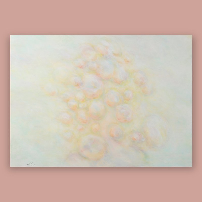 輕沉澱 /藝術掛畫 /抽象畫 /靈魂畫作 /裝飾油畫 - 海報/掛畫/掛布 - 顏料 綠色