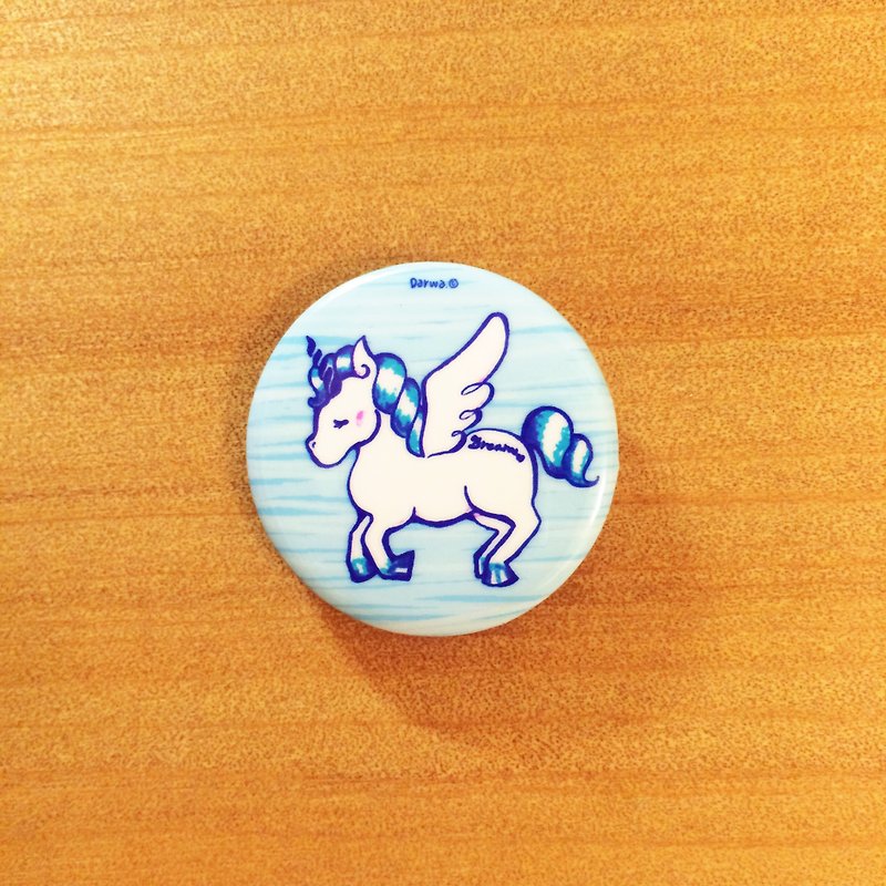 Darwa-Dream Unicorn-Badge - เข็มกลัด/พิน - พลาสติก 