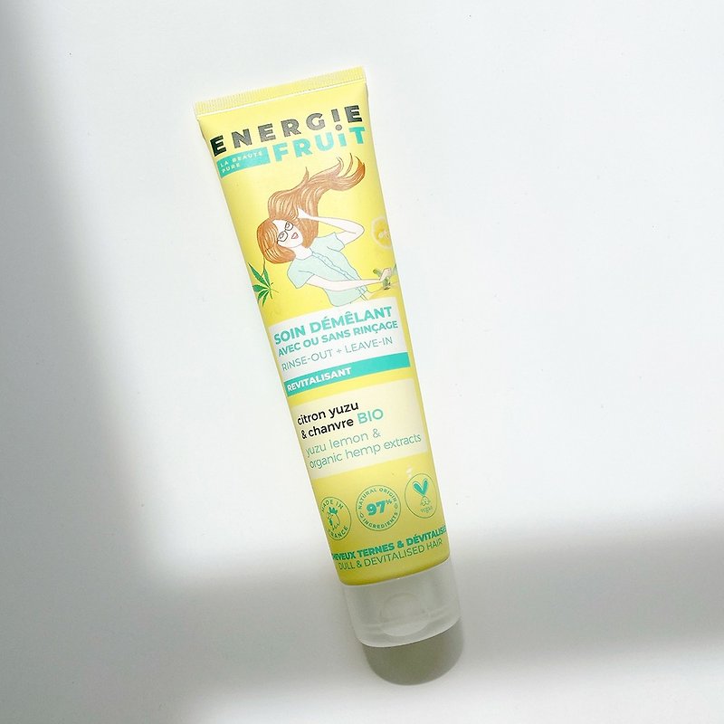 Energie Fruit 舒活暖柚奇蹟修護乳 (適用一般或細軟髮質) - 潤髮乳/護髮用品 - 環保材質 黃色