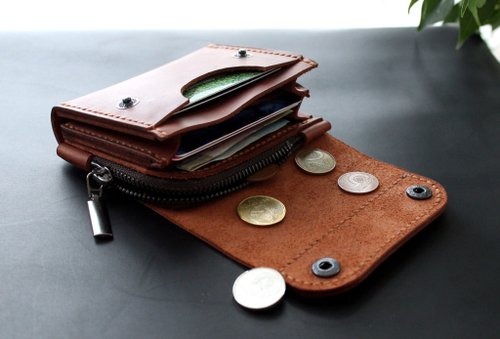 Leather Cash Envelope Wallet, Long Wallet, Petite Leather Clutch - Shop  Anger Refuge Wallets - Pinkoi