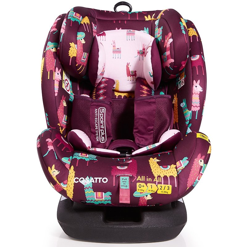 British Cosatto All in All Car Seat – Llamarama - Other - Other Materials Purple