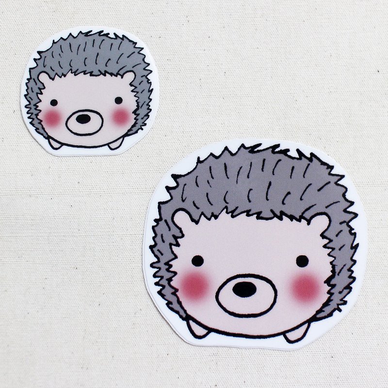 Waterproof Sticker_Little Hedgehog 05 - สติกเกอร์ - วัสดุกันนำ้ 