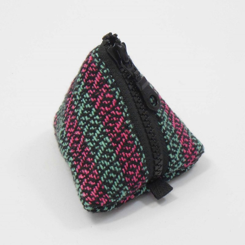 Hand-woven Zongzi Coin Purse 05 - Coin Purses - Cotton & Hemp Green