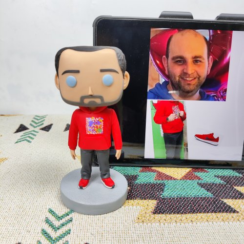 uDesign優湛 【客製化3D人像公仔】訂製手工Funko Pop男生朋友老公生日禮物