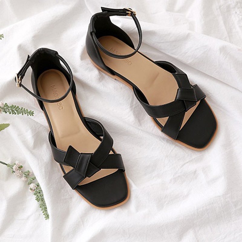 PRE-ORDER – MACMOC Festa (BLACK) 涼鞋 - 涼鞋 - 其他材質 