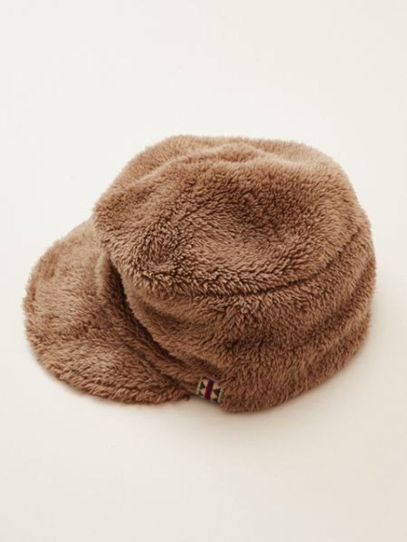 【Pre-order】 ✱ autumn and winter - plush cap ✱ (three-color) - Hats & Caps - Other Materials Multicolor