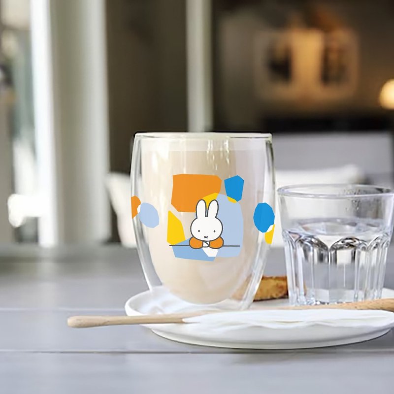 Authorized by MIFFY | Collage Flowers - Double Wall Glass 350ml - แก้ว - แก้ว 