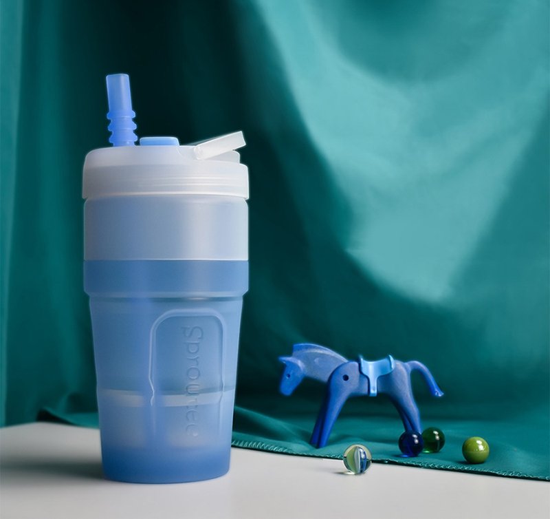 Fantasy Dreamland Series - Food Cup = Honesty 730ml Large Capacity Alice Blue - Beverage Holders & Bags - Silicone 