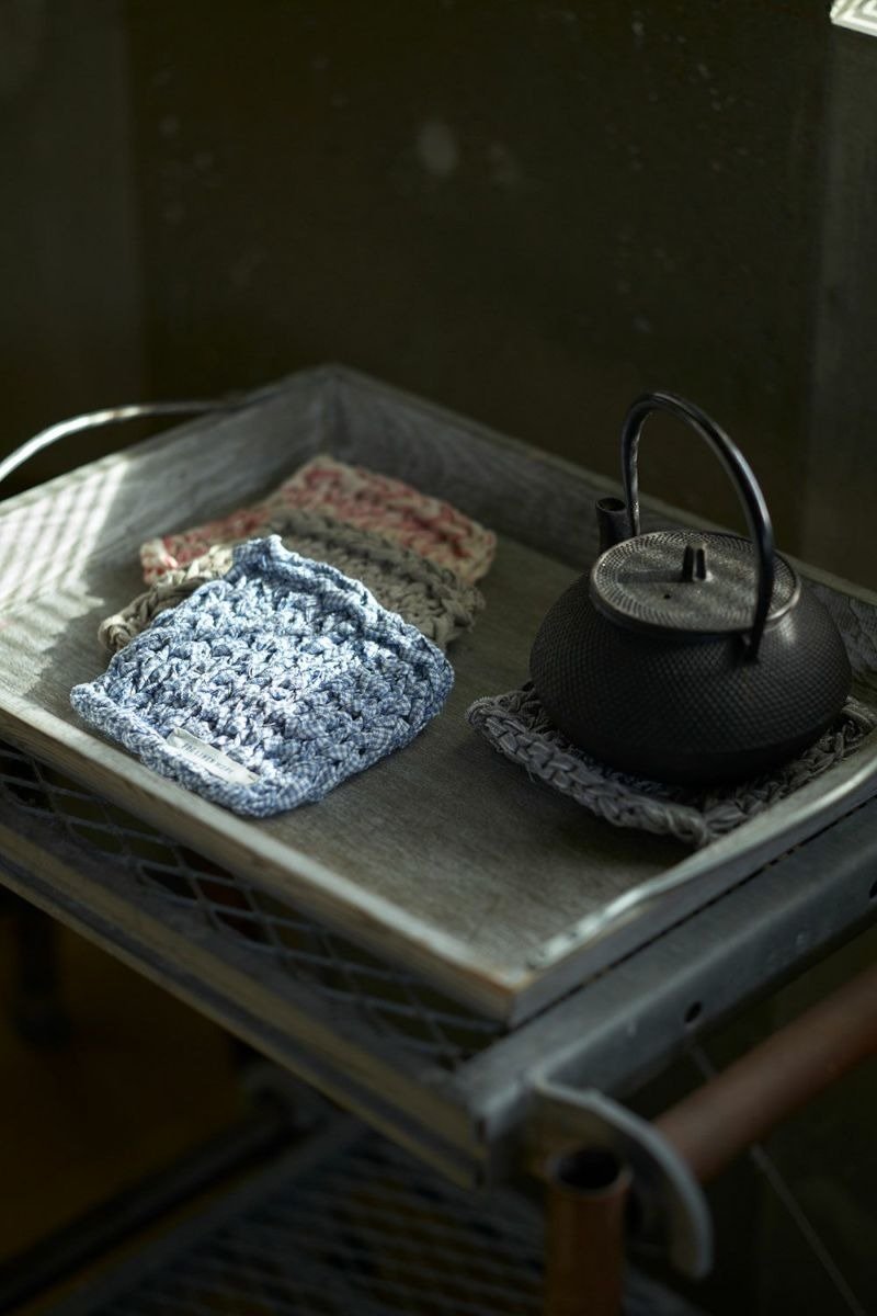 現貨 - 日本 Fog Linen Work - 手工製作 100% 亞麻編織隔熱墊 - 桌布/桌巾/餐墊 - 亞麻 多色