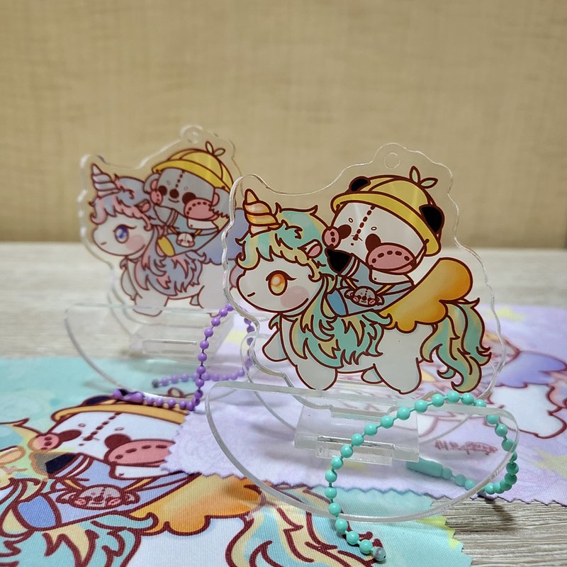 Vipstorey樹熊|原創獨角獸3合1搖搖立牌 - 吊飾/掛飾 - 壓克力 多色