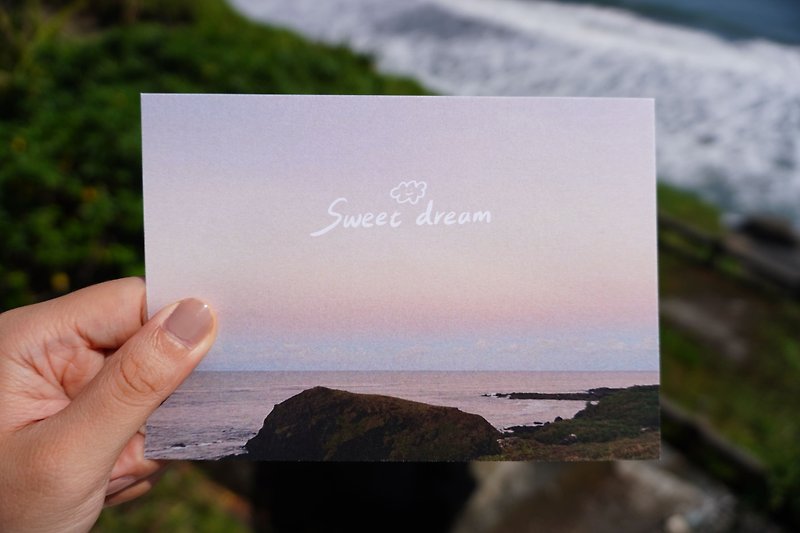 [Handwritten Travel Postcard] Green Island-Sweet Dream - การ์ด/โปสการ์ด - กระดาษ 