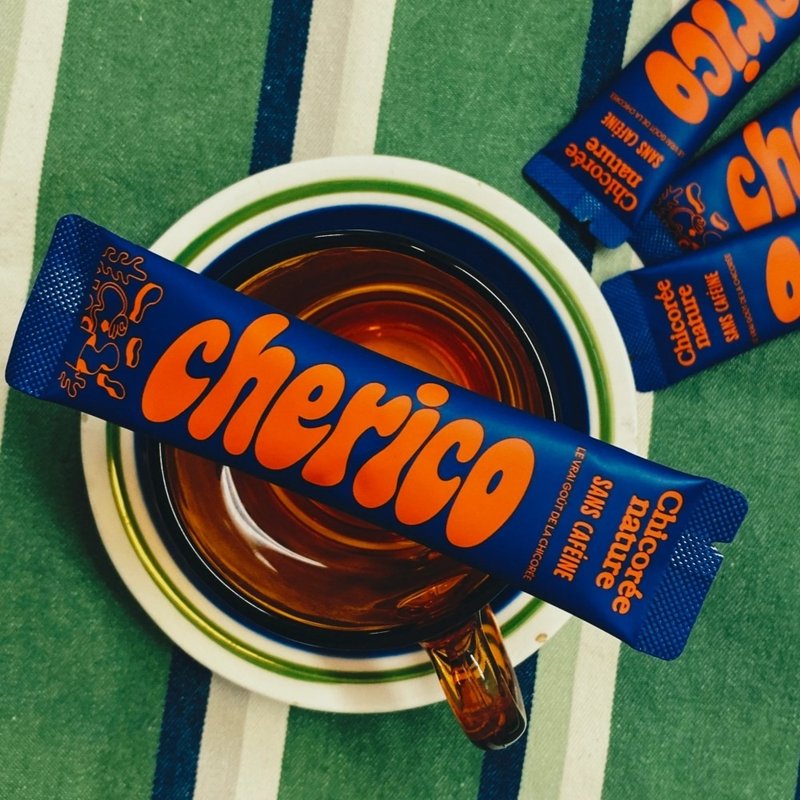 法國Cherico 天然菊苣咖啡/經典原味/隨身包10包 - 咖啡/咖啡豆 - 新鮮食材 藍色
