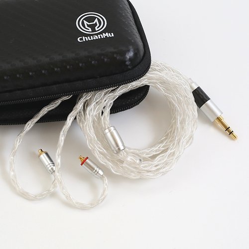 川木音箱 x ChuanMu Audio 川木 3.5 MMCX 升級線【M51】8股單晶銅鍍銀線 DIY 耳機音頻升級
