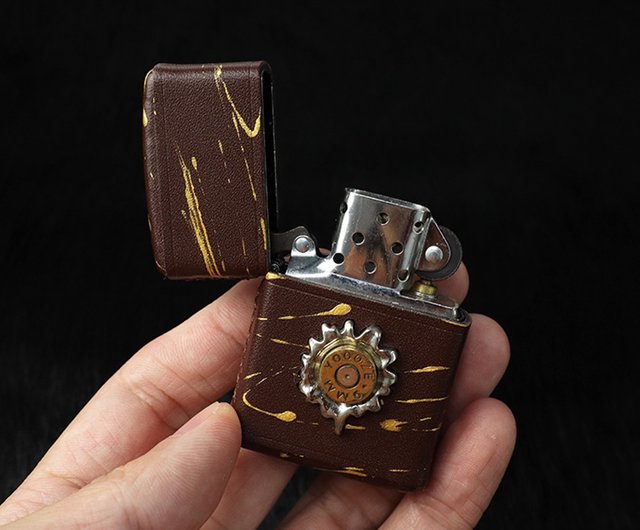 Zippo 保護ケース、ライターシェル、レザーケース、手作り、複数の