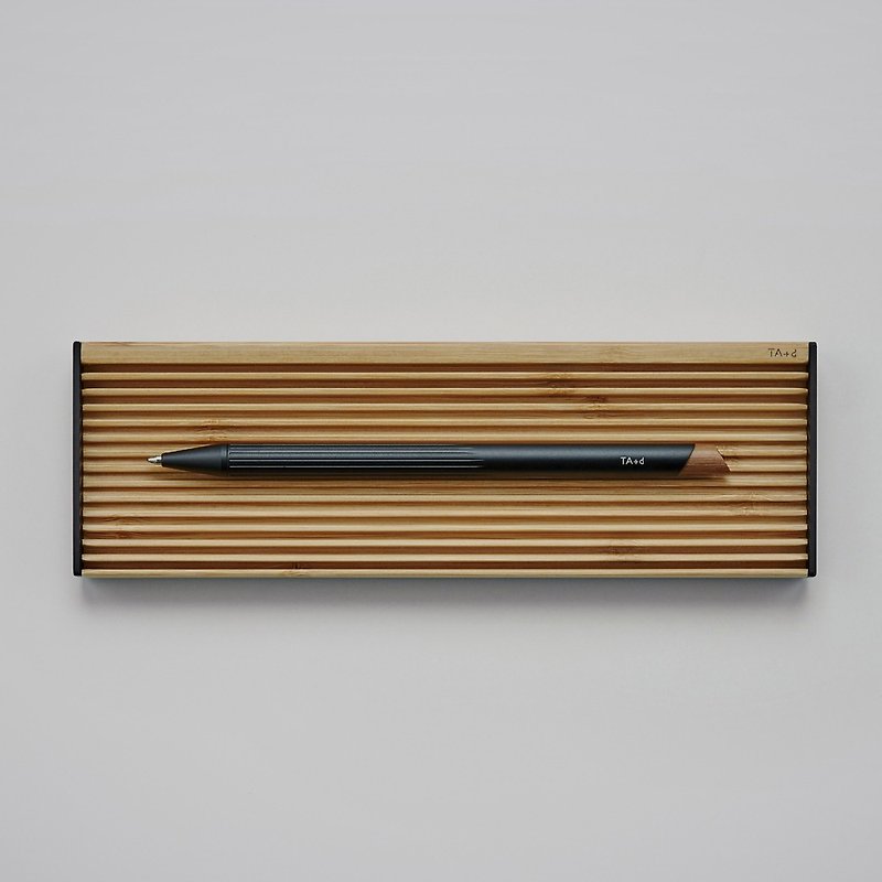 TA+d | Arc | Bamboo organizer - กล่องใส่ปากกา - โลหะ สีนำ้ตาล