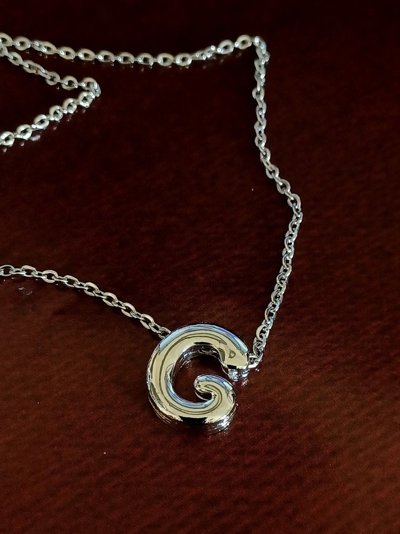 vintage jewelry  Sarah Cov School Days Lnitial 字母 G 項鍊 - 項鍊 - 其他金屬 