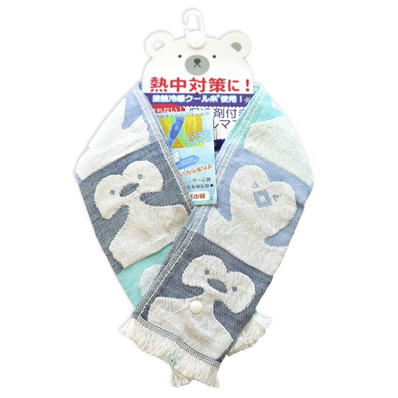 [Japan JOGAN] EDC cool neck scarf | cool scarf | cool feeling | new technology to cool off - ผ้าพันคอถัก - ไฟเบอร์อื่นๆ หลากหลายสี