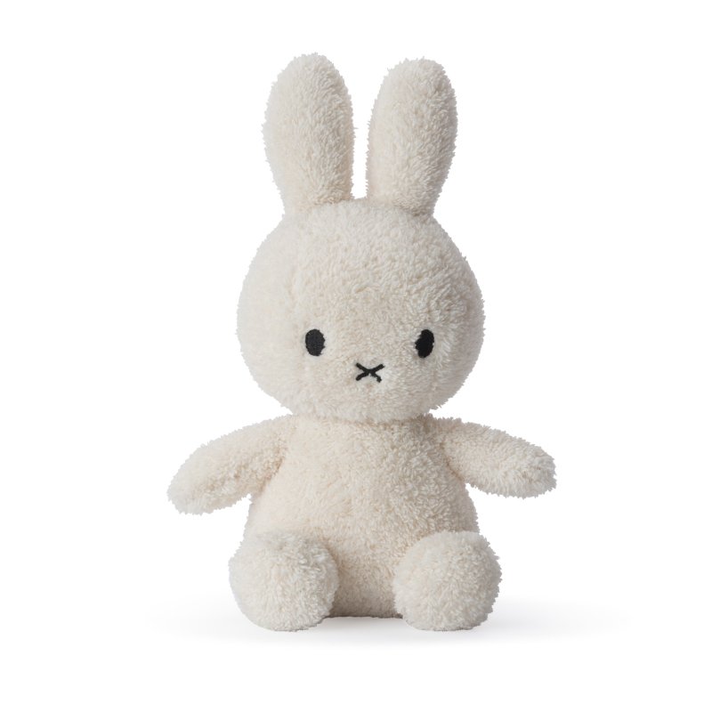 Bon Ton Toys | Miffy Sitting Terry Cream - 23cm - Stuffed Dolls & Figurines - Other Materials White