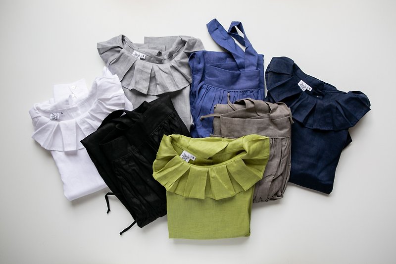Goody Bag - Shirt and Overall Set - อื่นๆ - ผ้าฝ้าย/ผ้าลินิน หลากหลายสี