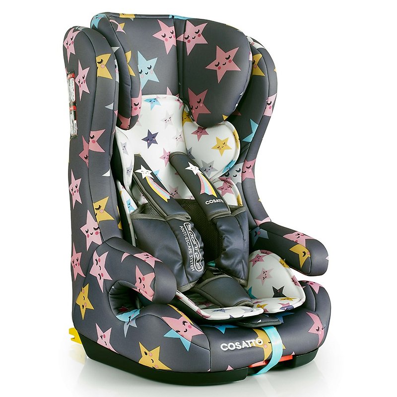 Cosatto Hubbub Group 123 Isofix Car Seat – Happy Hush Stars (5 point plus) - Kids' Furniture - Other Materials Pink