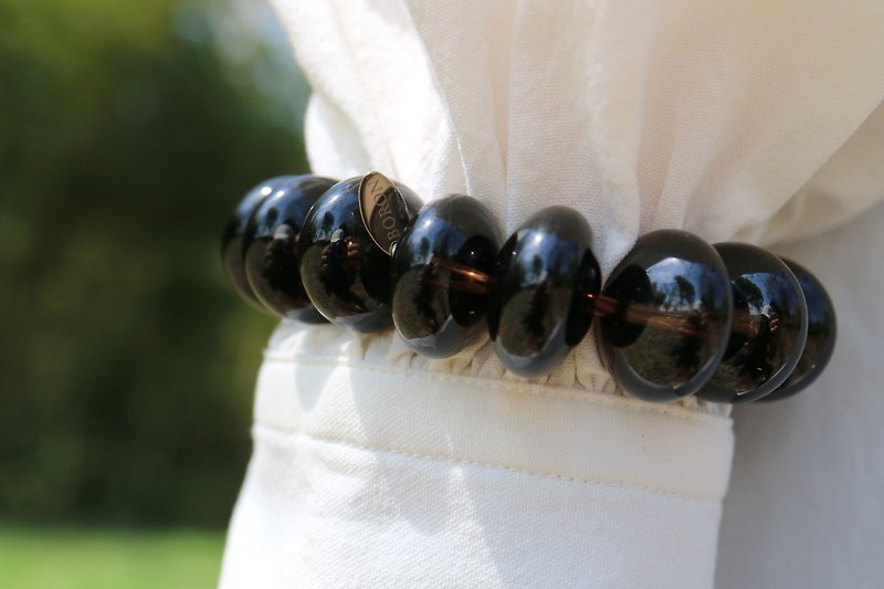 其他材質 手鍊/手環 黑色 - smoky quartz bracelet