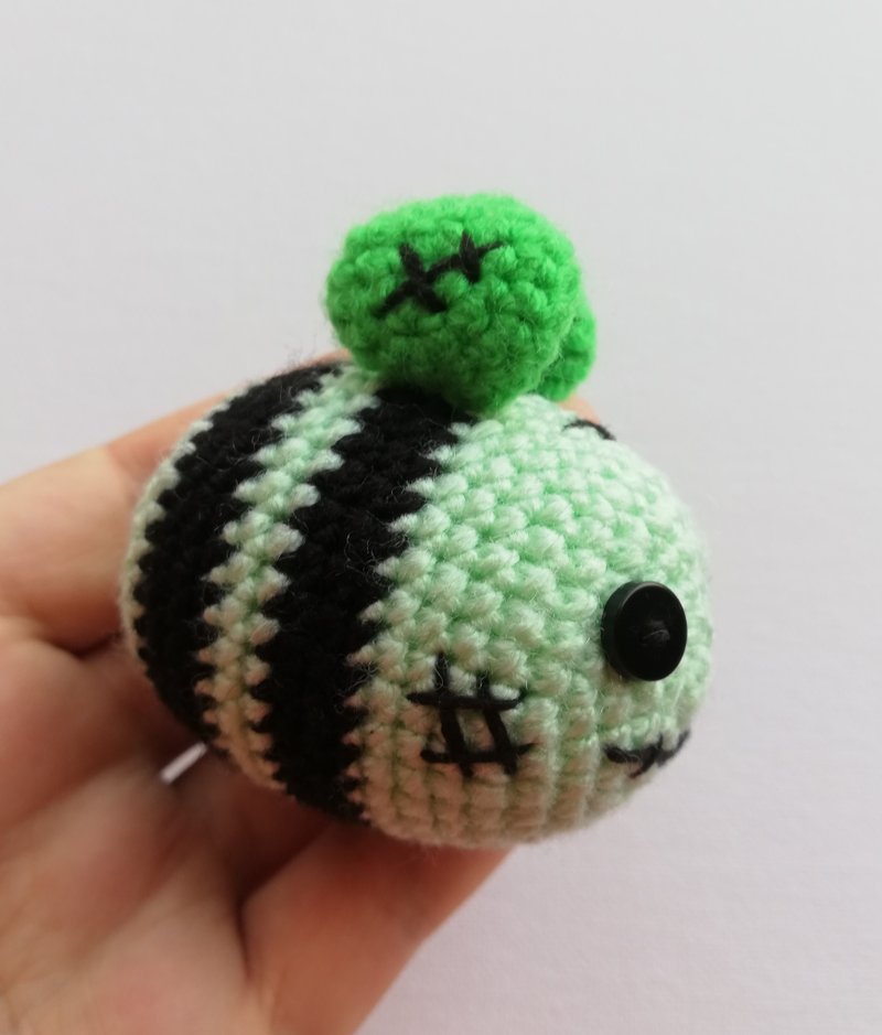 Crochet bee pattern, crochet zombie bee, crochet zombee pattern, amigurumi bee - 其他數位設計 - 其他材質 