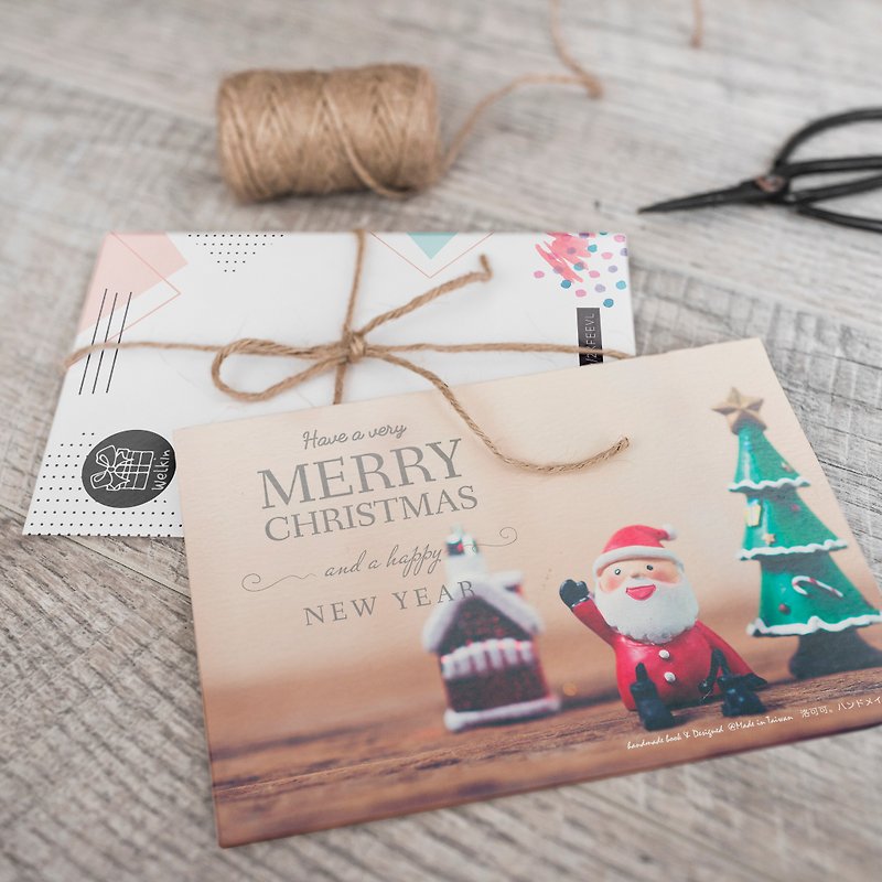 Christmas card_[CM18020] Rococo strawberry WELKIN handmade postcard for you - การ์ด/โปสการ์ด - กระดาษ 