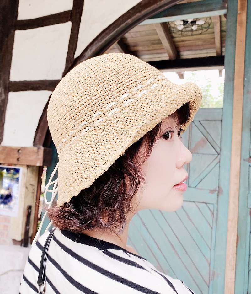 Unpretentious temperature shade walking straw hat - Hats & Caps - Paper Khaki