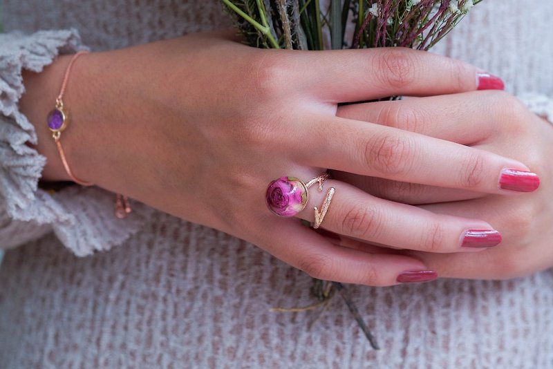 Rose (Pink) – Into the wild - General Rings - Plants & Flowers 