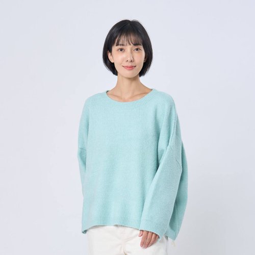 so that's me Tess船型領落肩寬版鬆軟針織衫