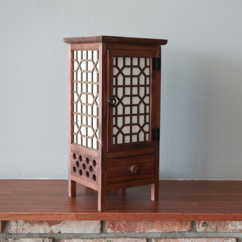 韓國傳統氛圍燈光 - Gwigabsal - 燈具/燈飾 - 木頭 咖啡色